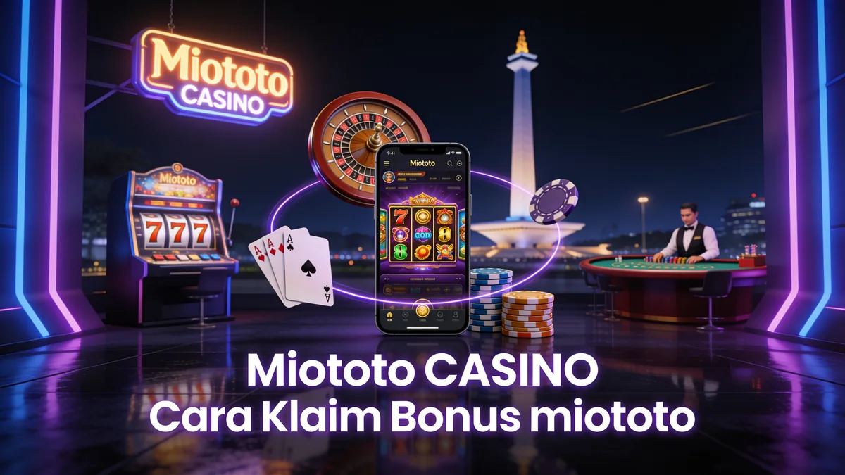 miototo di Indonesia — Cara Klaim Bonus miototo